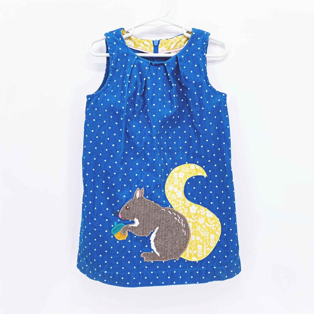 Mini Boden Corduroy Sleeveless Dress Sz 3-4
